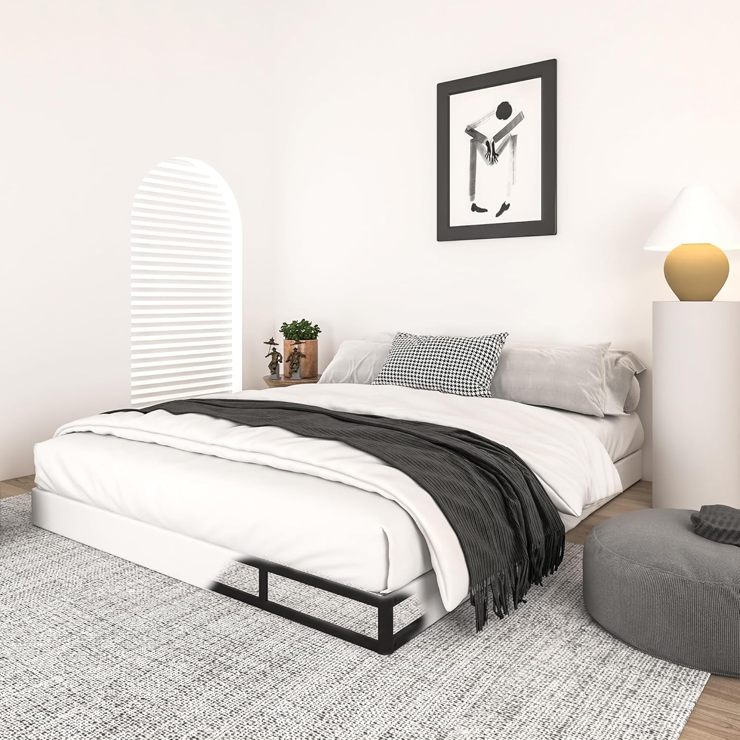 Heavy Duty 5 Inch Box Spring for Queen Bed Mattress Support