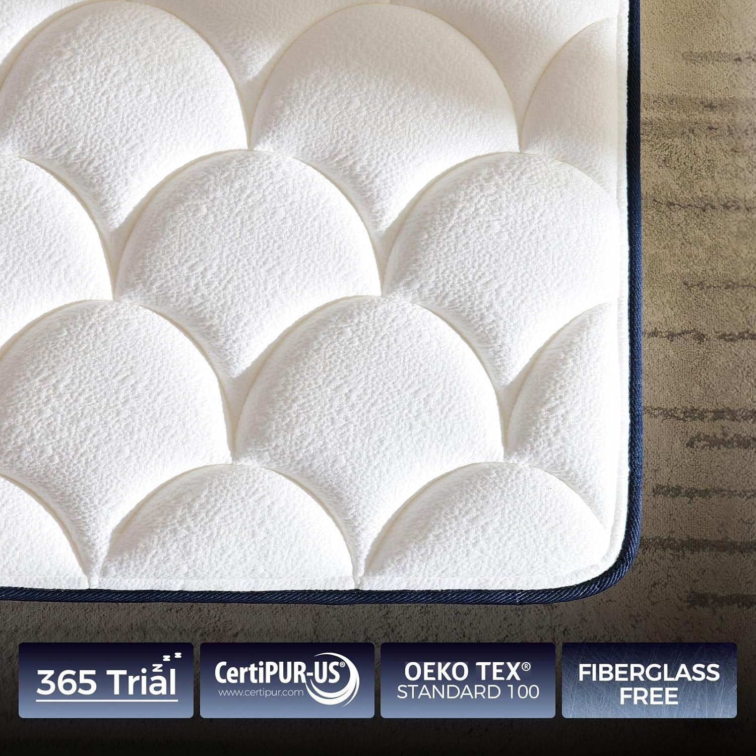 Queen Hybrid Mattress In Box Premium MemoryFoam Comfort