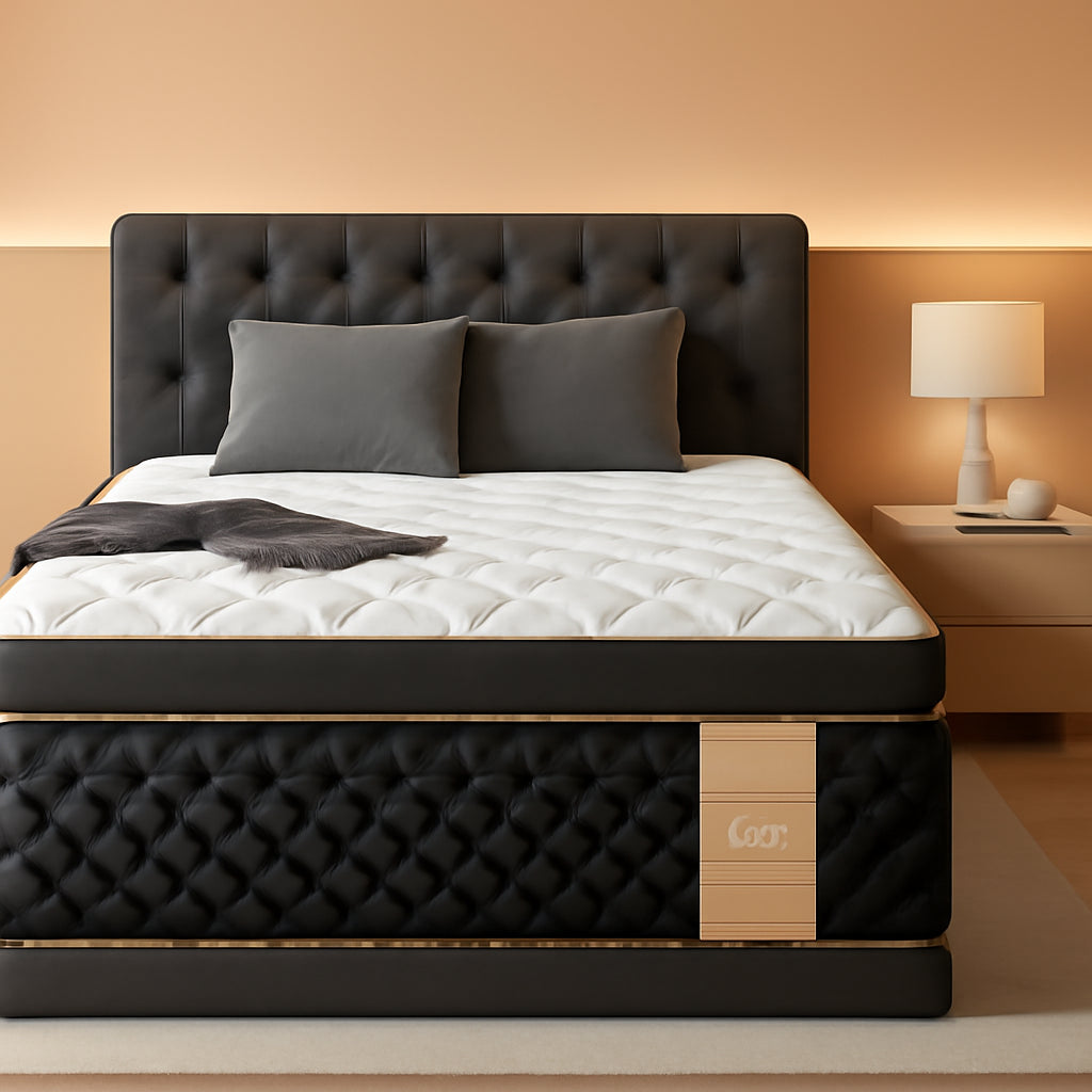 Queen 12 Inch Cooling Hybrid Mattress Certipur Certified