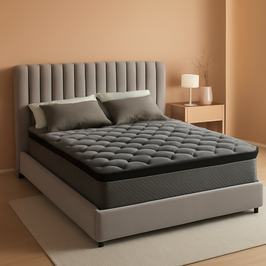 Queen 14 Inch Hybrid Mattress Memory Foam Ultra Comfort Foam