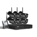NNEDSZ -CCTV Wireless Security Camera System 8CH Home Outdoor WIFI 6 Bullet Cameras Kit 1TB