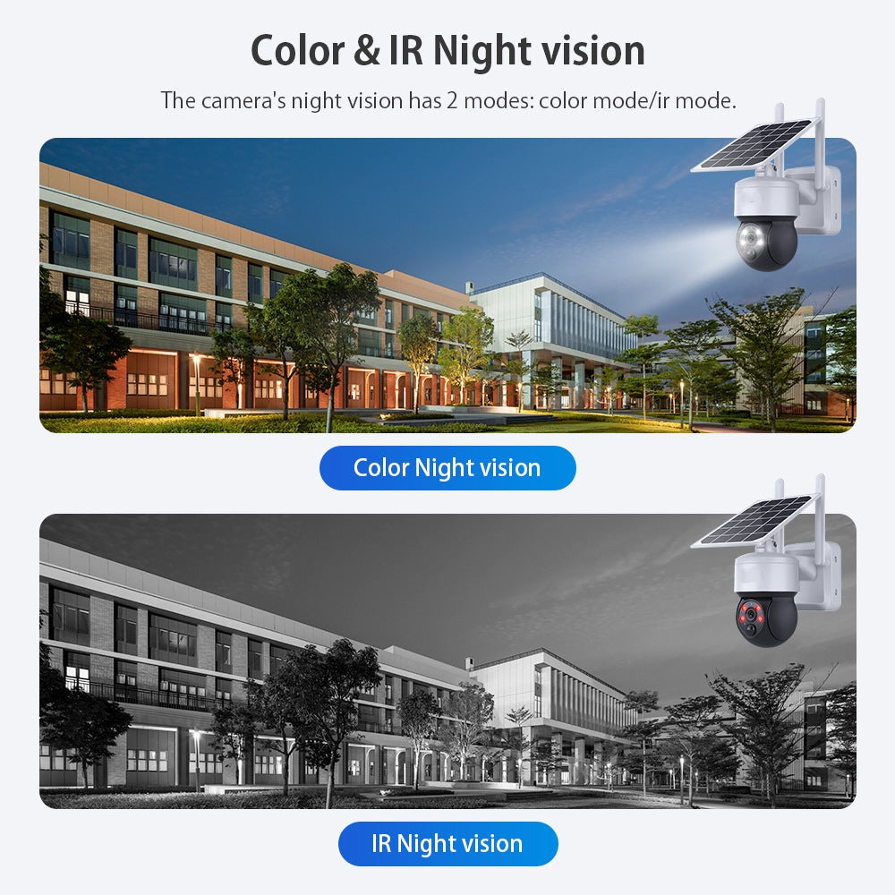 Solar-Powered 4G Wireless Outdoor Security Camera
