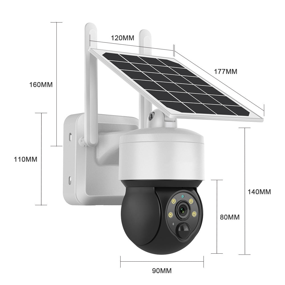 Solar-Powered 4G Wireless Outdoor Security Camera