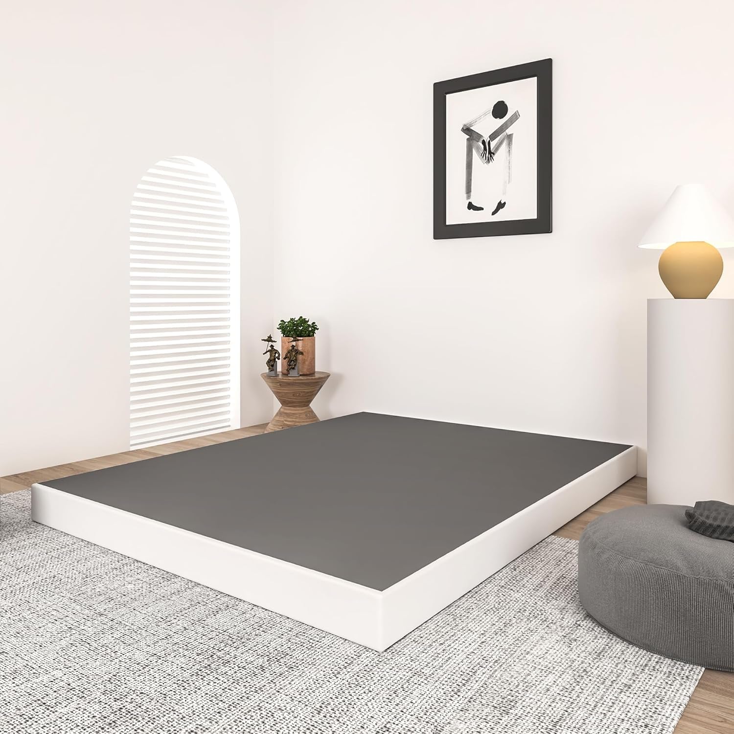 Heavy Duty 5 Inch Box Spring for Queen Bed Mattress Support