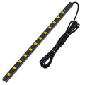 CRST 4.2" Wide Spaced 12 Outlets Mountable Metal Power Strip Surge Protector, 15FT Power Cord, Mounting Brackets Included