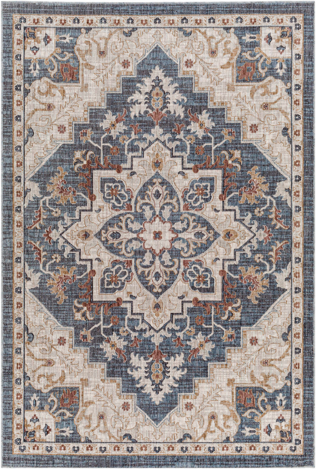 Lewa Blue Area Rug - Clearance