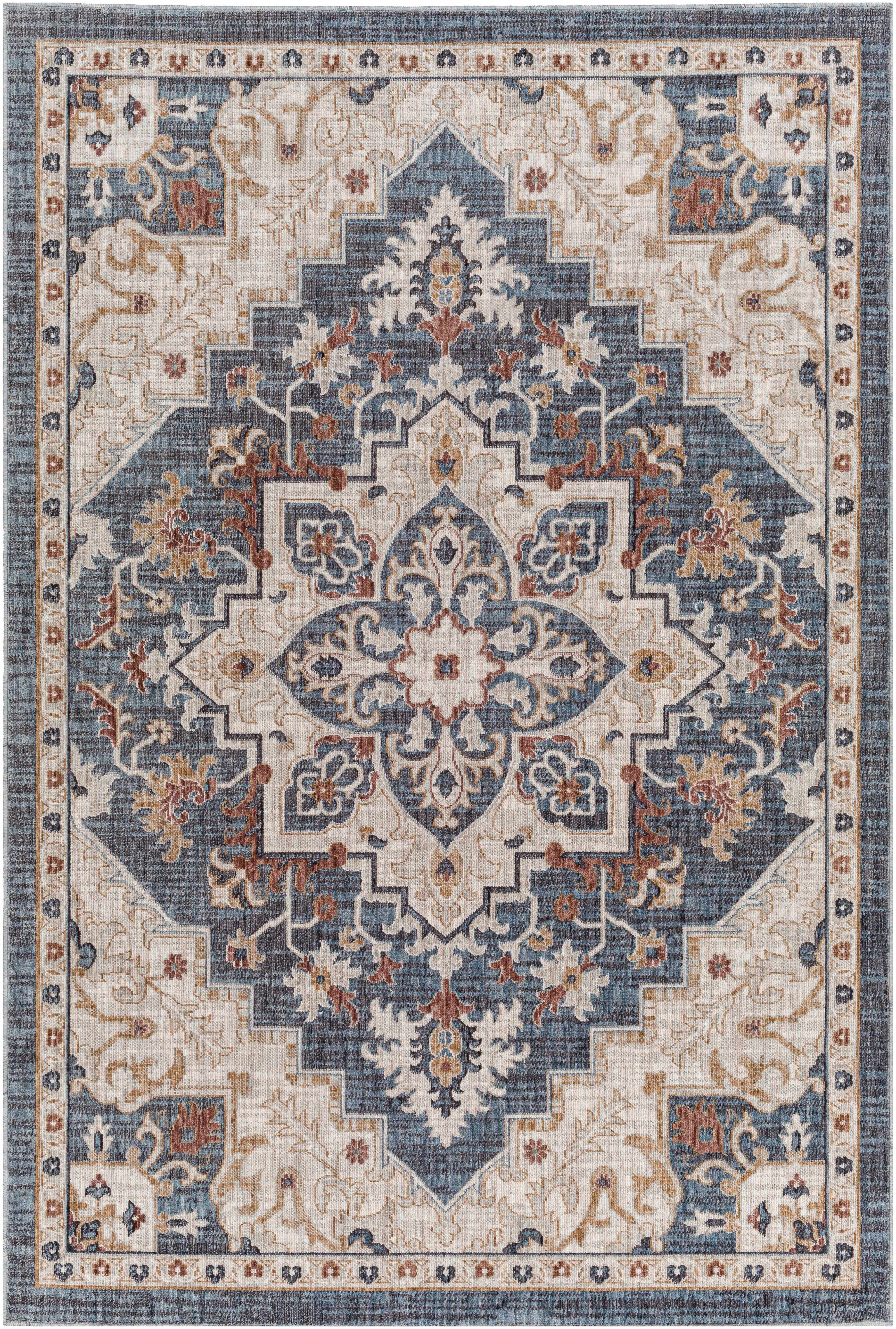 Lewa Blue Area Rug - Clearance