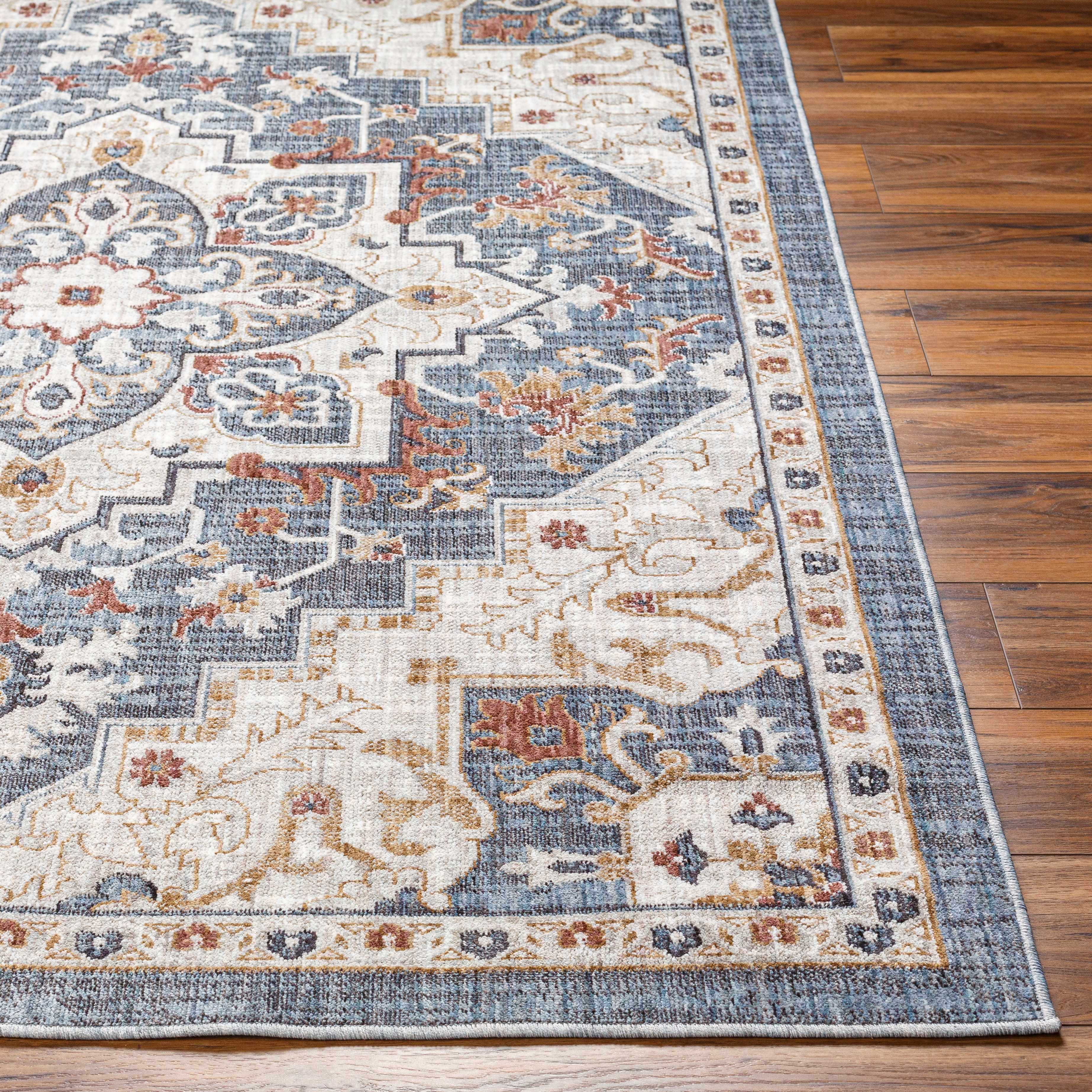 Lewa Blue Area Rug - Clearance
